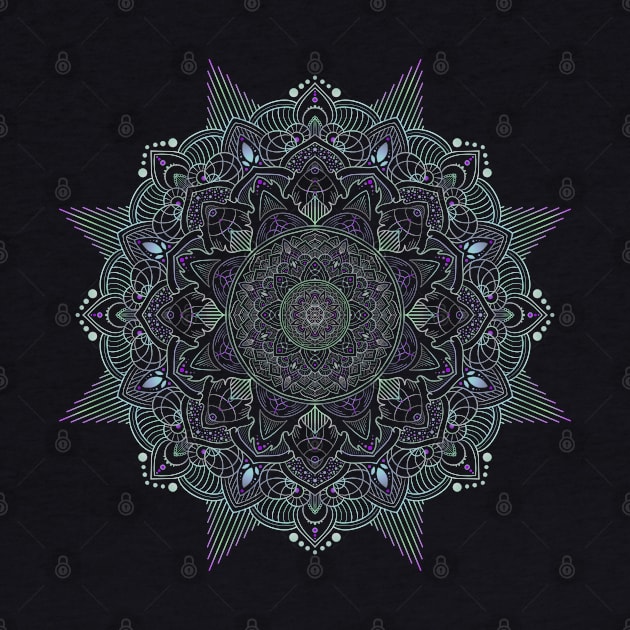 Digitized Mandala by SheaBondsArt